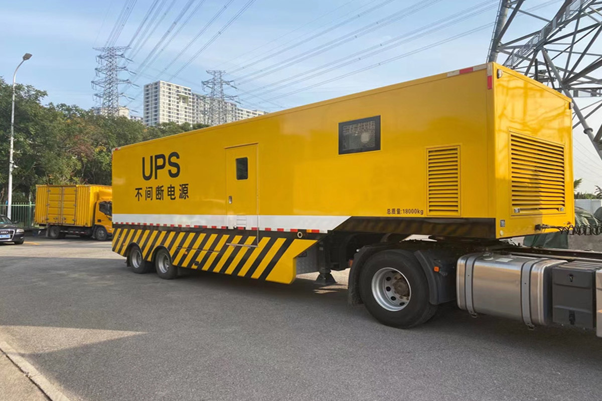 土默特右发电机租赁施工现场